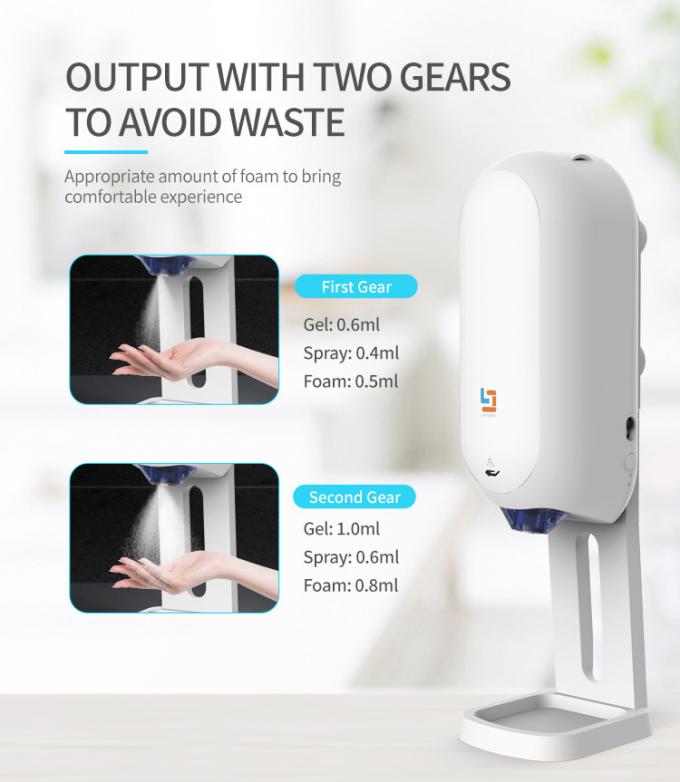 Dispensador automático del desinfectante del lavado a mano de Touchless con la batería recargable 1