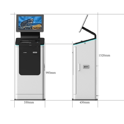 Industrial Grade PC Compact Check In Kiosk For Businesses / Hotels