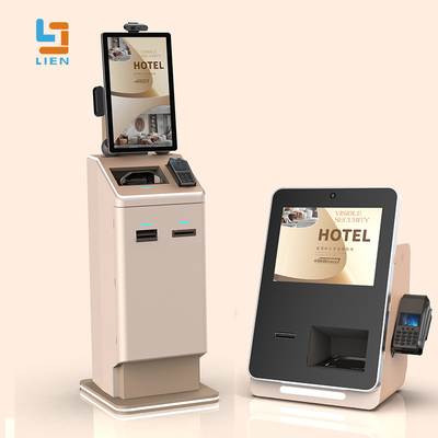 80mm Thermal Receipt Printer Self Service Kiosk With Optional Card Dispenser