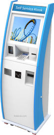 All In One Custom Bill Payment Kiosk ,Interactive Kiosk, ATM Machine With Bank Card Reader & Cash Dispensser