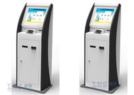 Self Service Ticket Vending Kiosk Machine With Cash Acceptor And Thermal Printer