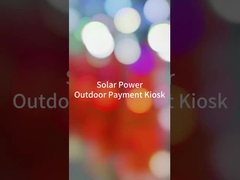 Acceptor de efectivo Lector de tarjetas de crédito Quiosco de pago para estacionamiento