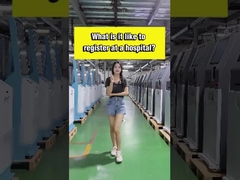 Quiosco de registro en el hospital