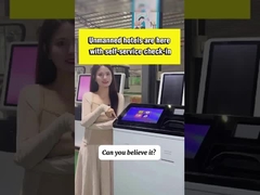 Máquina de registro de auto-servicio no tripulada del hotel