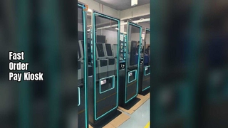 Máquina de pedidos y pagos de quiosco de autoservicio para restaurantes