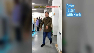 El quiosco de pedidos de autoservicio aumenta las ventas