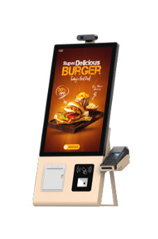 Opciones de pago múltiples para restaurantes en el quiosco de auto-pedidos de próxima generación