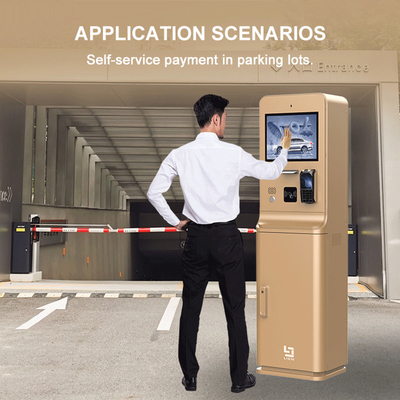 Exterior impermeable con pantalla de alto brillo Parking Kiosco de pago por cuenta propia