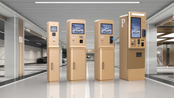 Material de acero inoxidable Sistema de estacionamiento público Quiosco de autoservicio para uso exterior