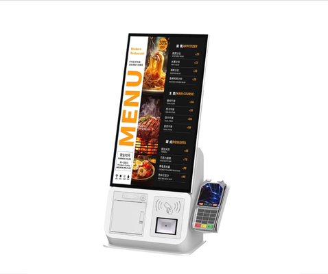 Quiosco de autoservicio Terminal de comida rápida para restaurantes Tiendas de venta al por menor