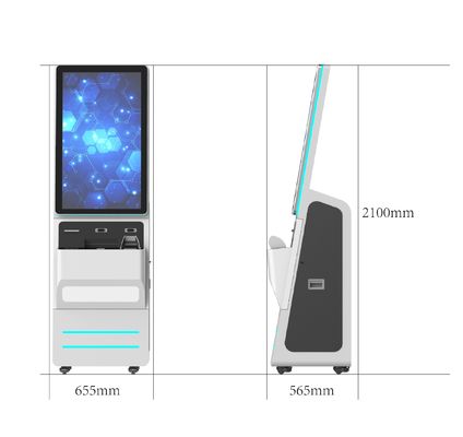 Kiosco de autoservicio personalizable de 32 pulgadas con instalación de escritorio y sistema operativo Android/Windows/Linux