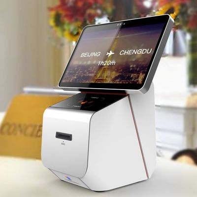 Sistema de Android quiosco del dispensador de la tarjeta de incorporar del hotel de 10 pulgadas con la impresora térmica