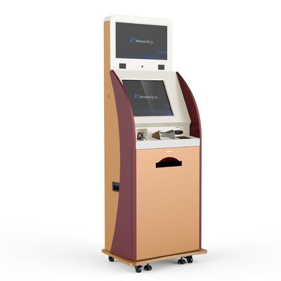 Laboratorio derecho libre del uno mismo del hospital de la pantalla táctil que imprime el quiosco del pago 19 pulgadas